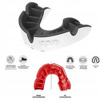 Ochraniacz Na Zęby Szczęka Bokserska Opro Silver Biały R. Uniwersalny