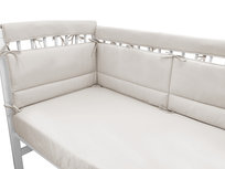 OCHRANIACZ / OSŁONKA NA BARIERKĘ DO ŁÓŻECZKA 140x20 cm BAWEŁNA 100% ROYAL BEŻ