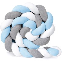 Ochraniacz Warkocz Do Łóżeczka Otulacz Pleciony 300 Cm Miękki Gruby