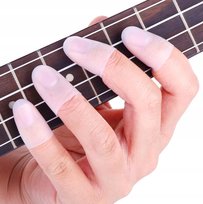 OCHRANIACZE 4SZT SILIKONOWE PALCE GITARA NAKŁADKI KOŃCÓWKI UNIWERSALNE Inna marka