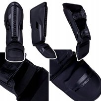 Ochraniacze Na Piszczele Ground Game Stripe Black Czarne R. M inna (Inny)
