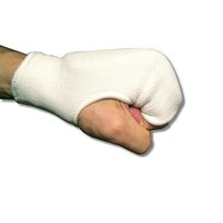 Ochraniacze Pięści Napięstniki Dłoni Elastyczne Karate Białe Xl
