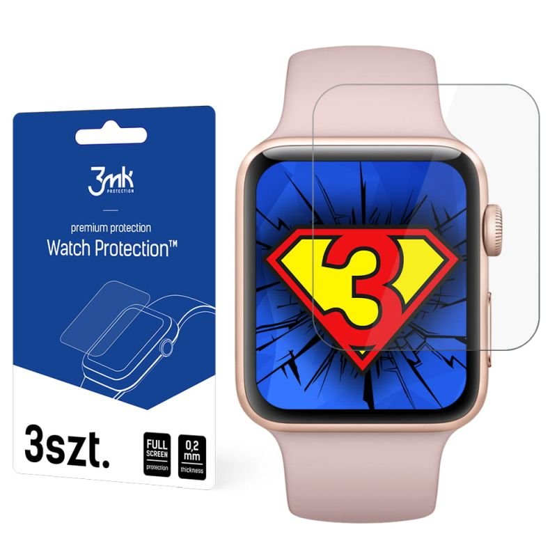 Фото - Чохол і плівка для смартгодинників 3MK Ochrona na ekran smartwatcha Apple Watch 3 42mm -  Watch Protection 