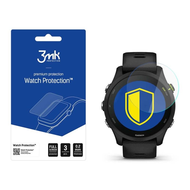 Фото - Чохол і плівка для смартгодинників 3MK Ochrona na ekran smartwatcha Garmin Forerunner 255 -  Watch Protection 