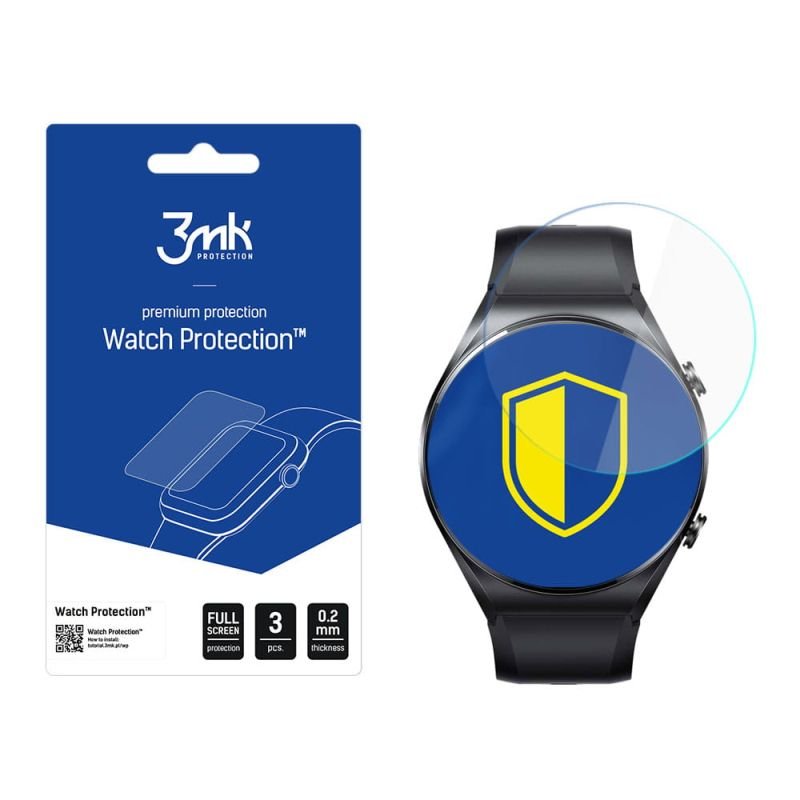 Zdjęcia - Etui i folia ochronna do smartwatchy 3MK Ochrona na ekran smartwatcha Xiaomi Watch S1 -  Watch Protection 