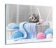 ochrona na indukcję ze szkła Kot kosze wełna 60x52, ArtprintCave - ArtPrintCave