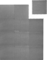 Ochronna Mata Podłoga Gumowa Puzzle 60x60 na Siłownię Pod Sprzęt 12 Sztuk