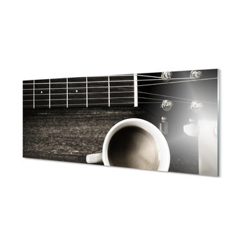 Ochronny panel do kuchni + klejKawa gitara 125x50 cm - Tulup