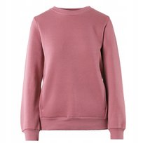 Ocieplana Bluza Damska Bez Kaptura Z Kieszeniami Gładka Ciepła Moraj 3Xl