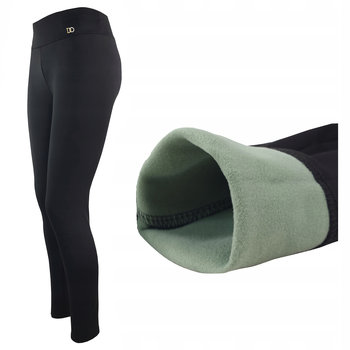 Ocieplane Legginsy Zimowe Ciepłe Modelujące Wyszczuplające M/L Czarny - Inna marka