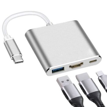 OCIODUAL typ C 3.1 męski na audio-wideo HDTV i USB A adapter żeński transfer danych złoty kabel konwertera cyfrowego - OCIODUAL