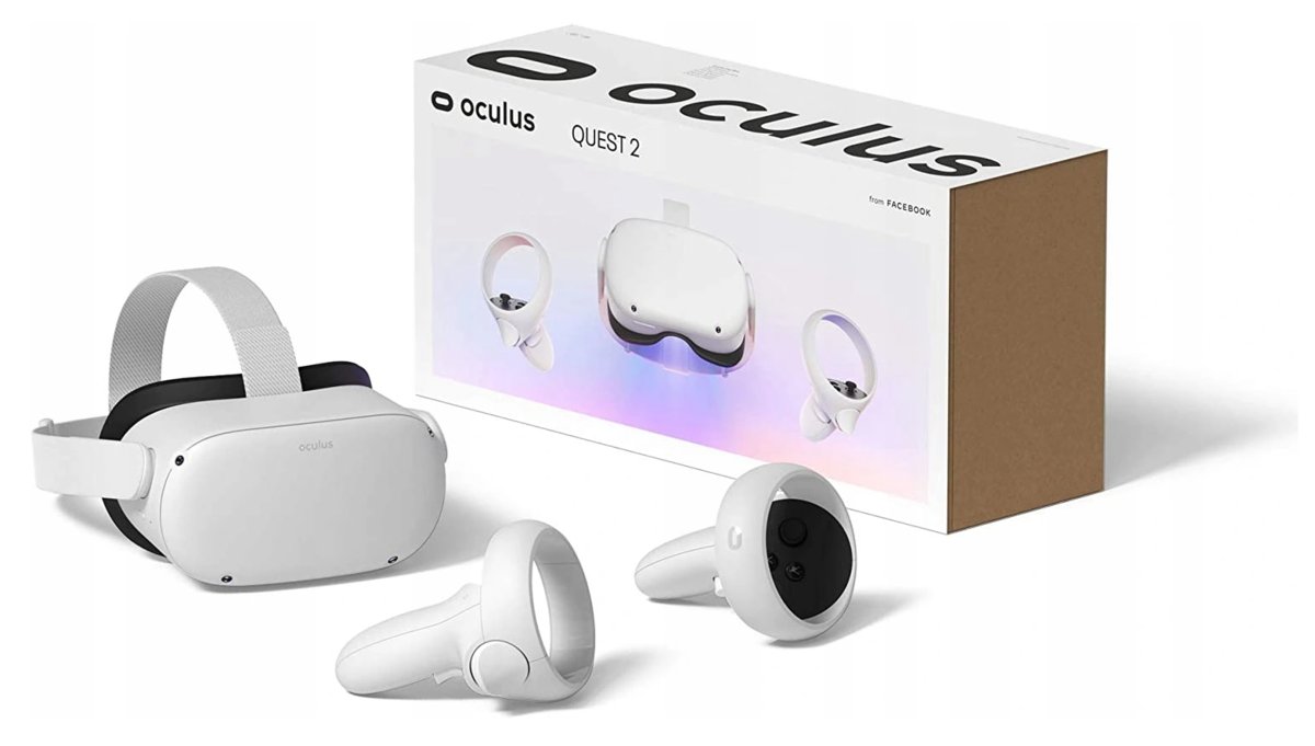 Oculus Quest 2 64GB GOGLE VR OKULARY + 2 KONTROLERY - Oculus