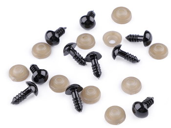 Oczka perłowe bezpieczne do zabawek 14 mm ( 1 szt )