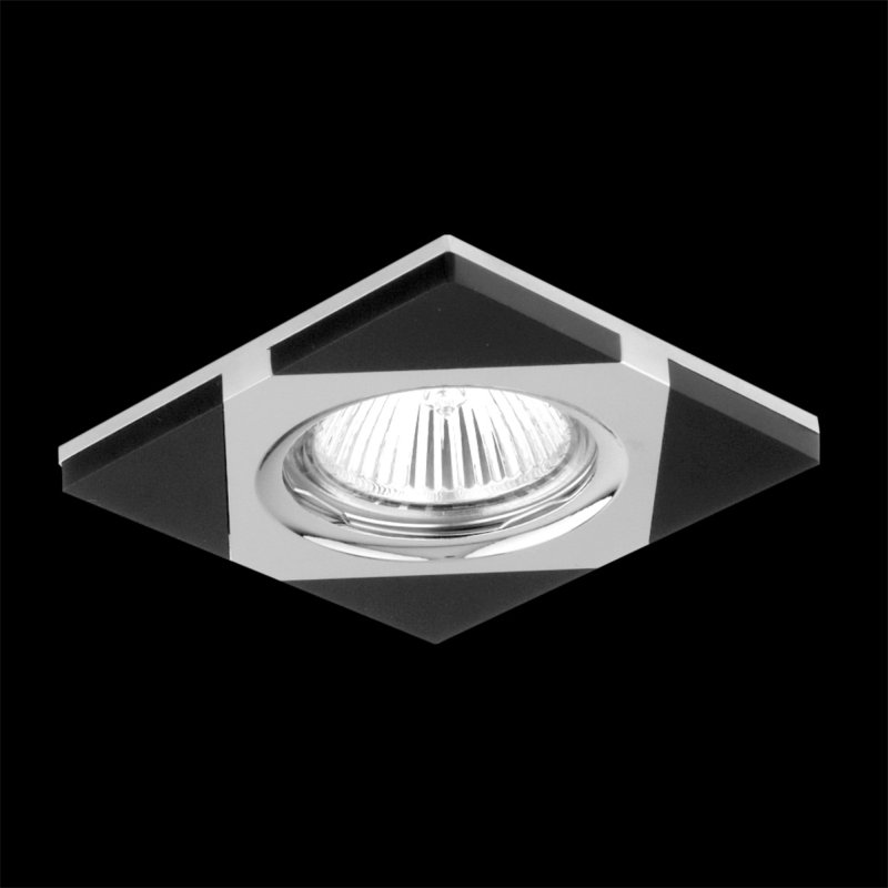 Фото - Люстра / світильник LUXERA Oczko wpuszczane PREZENT Downlights, srebrne, 10,8x8,8 cm 