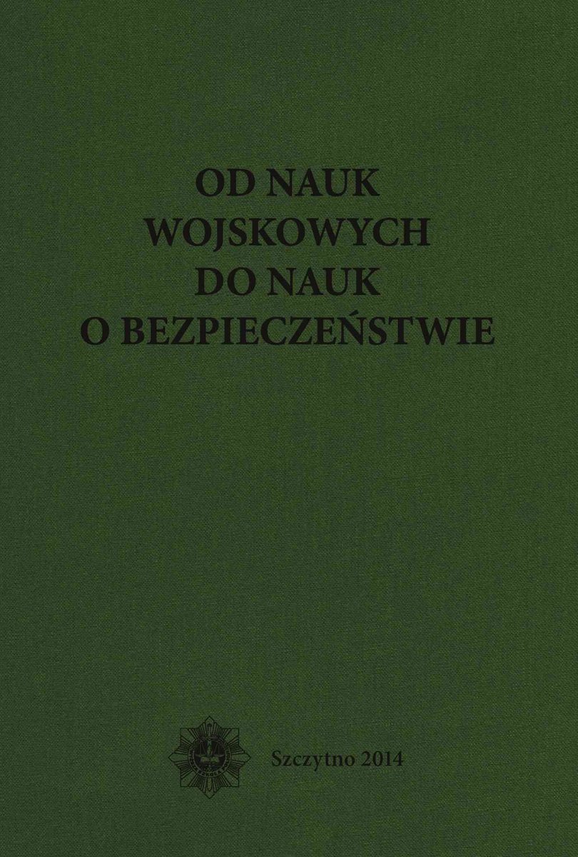 Od nauk wojskowych do nauk o bezpieczeństwie - ebook PDF