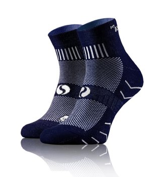 Oddychające sportowe skarpety AMZ z frotte Sesto Senso - granatowy - 43-46 - Sesto Senso