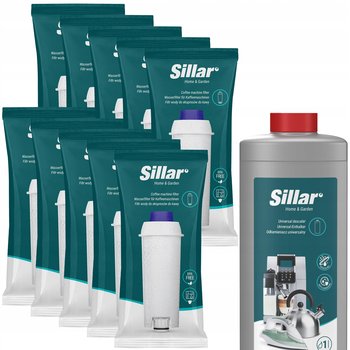 Odkamieniacz do ekspresu Sillar + 10x Filtr Sillar do ekspresu Delonghi - Sillar