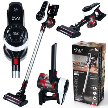 Odkurzacz bezprzewodowy bezworkowy pionowy z bezszczotkową technologią silnika AD 7048 - Adler