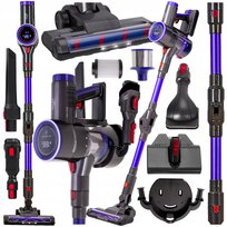 ODKURZACZ BEZPRZEWODOWY PIONOWY BEZWORKOWY MOCNY RĘCZNY ELEKTROSZCZOTKA 8W1