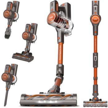 Odkurzacz Bezprzewodowy Pionowy Ręczny Bezworkowy Solac Turbobat Flex 200W - solac