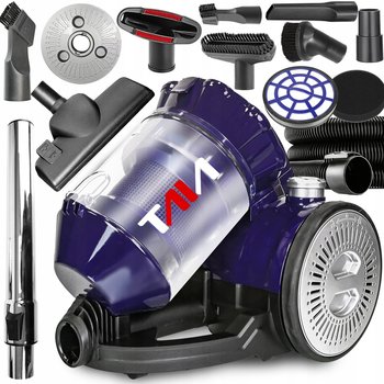 ODKURZACZ CYKLONOWY BEZWORKOWY CICHY FILTR HEPA 3L MAX 4000W ZESTAW SSAWEK - Inny producent