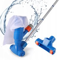 ODKURZACZ DO CZYSZCZENIA BASENU DNA DUŻY ZESTAW CZYSZCZĄCY SIATKA