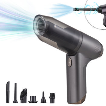 Odkurzacz ręczny bezprzewodowy 19000Pa Mocne ssanie i dmuchanie 3 w 1 Dmuchawa powietrza Buster i odkurzacz ręczny 120W Wysokiej mocy odkurzacz do pracy na mokro i sucho Bezszczotkowy przenośny odkurzacz Akumulatorowy - INNY-D