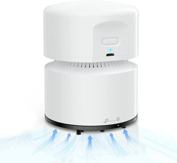 Odkurzacz ręczny, mini odkurzacz, ładowany przez USB, czas pracy 120 minut, funkcja automatycznego wyłączania, bezprzewodowy odkurzacz ręczny 360° do szkoły, biura, domu (biały) - Other