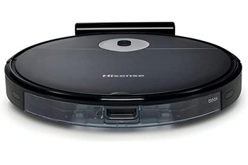 Odkurzacz Robotyczny Hisense Z Mapowaniem Żyroskopu, 3 Poziomami Mocy I Myciem, Sterowanie Przez Aplikację (Wifi) - 90 Min Autonomii, 2600 Mah, 55 W, Czarny Rvcg144Ab - Inny producent