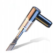 Odkurzacz Samochodowy Na Usb Kompaktowy Nowoczesny Led 120W Mocny 35Kpa