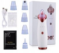 Odkurzacz Wągrów 12W1 Mikrodermabrazja Diamentowa + Maseczka Pilaten Black