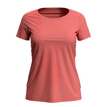 Odlo, Koszulka tech. damska, T-shirt s/s crew neck Concord Element C/O 550731/30665, czerwony, rozmiar S  - Odlo