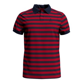 Odlo, Koszulka tech. męska, Polo shirt s/s Concord C/O 550752/70767, czerwony, rozmiar S  - Odlo