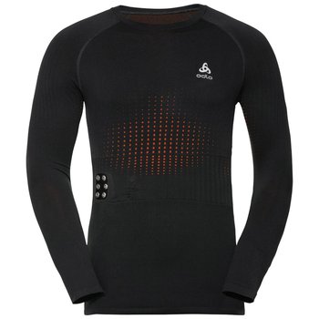 Odlo, Koszulka tech. męska, Shirt l/s crew neck I-Thermic 502852/15000, czarny, rozmiar L  - Odlo