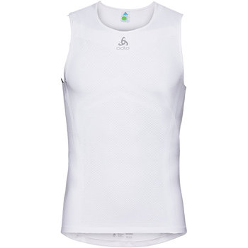 Odlo, Koszulka tech. męska, Suw Top Crew neck Singlet Breathe C/O 411462/10000, biały, rozmiar XL  - Odlo