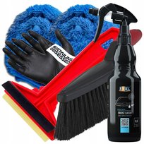 Odmrażacz Do Szyb Adbl -60C + Skrobaczka Do Szyb + Szczotka Do Śniegu Vikan