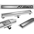 Odpływ liniowy MEXEN Flat M13, 2w1, srebrny, 50 cm - Mexen