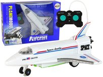 Odrzutowiec Zdalnie Sterowany Pilot Biały Lean Toys
