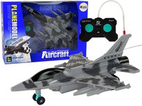Odrzutowiec Zdalnie Sterowany Pilot Szary Lean Toys