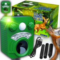 Odstraszacz zwierząt solarny z lokalizatorem 7w1