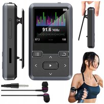 Odtwarzacz MP3 Bluetooth Przenośny 32GB HiFi Radio fm Krokomierz Dyktafon NejtStyle