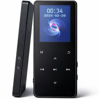 ODTWARZACZ MP3 MUZYKI BLUETOOTH RADIO FM 32GB PRZENOŚNY AUDIOBOOK SŁUCHAWKI