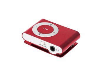 Odtwarzacz MP3 QUER z czytnikiem kart, bordowy - Quer