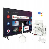 ODTWARZACZ MULTIMEDIALNY GOOGLE U11 4K ANDROID 14 2/16GB WiFi 6 SMART TV Google