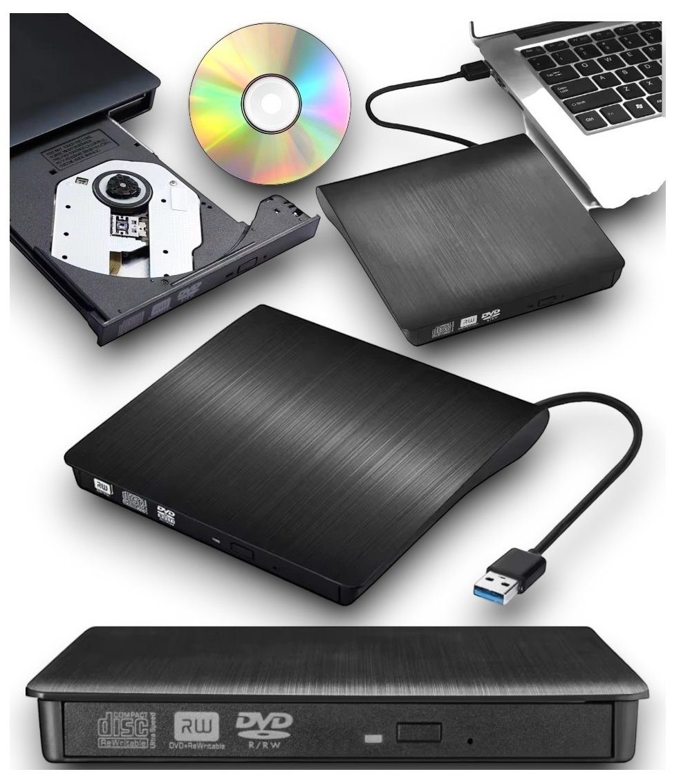 Cd R Rw Rom ODTWARZACZ NAGRYWARKA NAPĘD ZEWNĘTRZNY CD-R/DVD-ROM/RW USB 3.0 ...