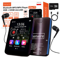 Odtwarzacz Przenośny MP3 MP4 Bluetooth Radio FM Dyktafon SD Słuchawki 36GB Inna marka