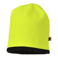 Odwracalna czapka ostrzegawcza Beanie Czarny Żółty