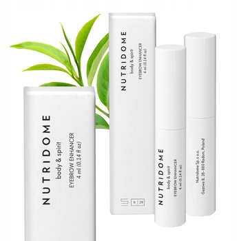 ODŻYWKA do BRWI ekstrakt z zielonej herbaty POGRUBIAJĄCA NUTRIDOME naturaln - Nutridome