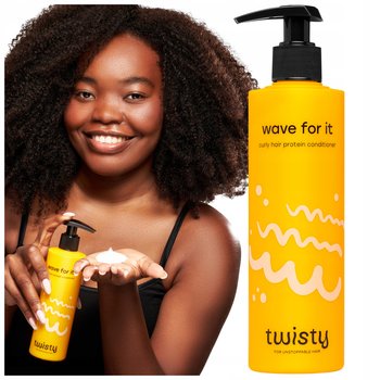 ODŻYWKA do WŁOSÓW KRĘCONYCH proteinowa ODŻYWIA SKRĘT TWISTY WAVE FOR IT - Twisty