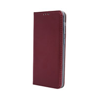 OEM, Etui Smart Magnetic do Xiaomi Redmi Note 9s, 9 Pro, 9 Pro Max, burgundowy OEM